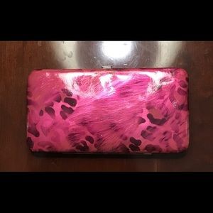 Pink Cheetah Print Wallet